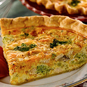 Chicken and Broccoli Quiche